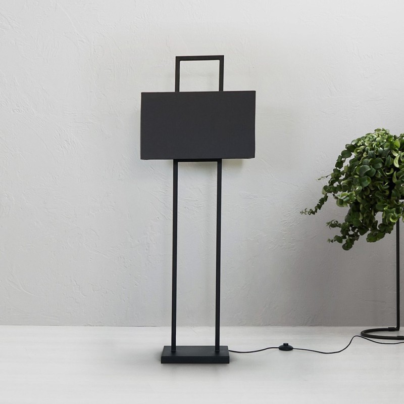 Stehlampe aus Metall und Stoff - Leuven