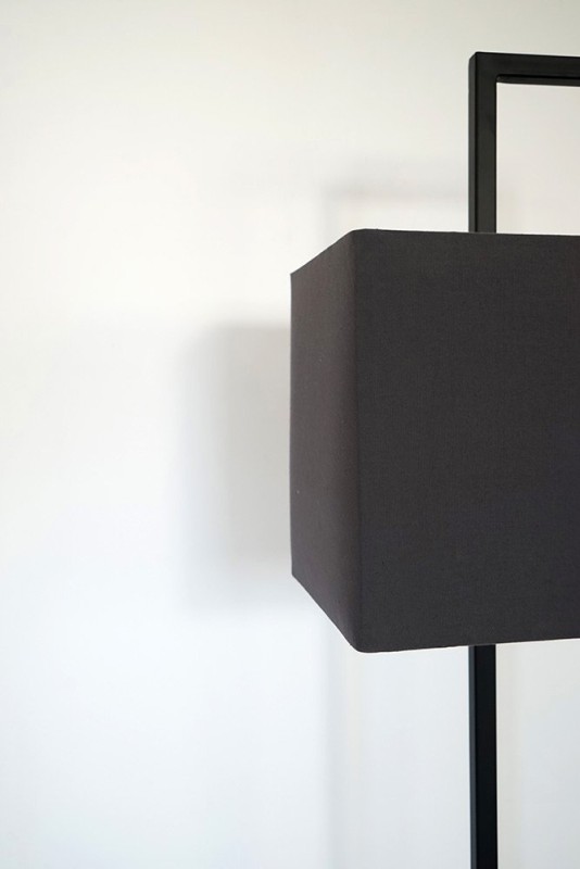 Stehlampe aus Metall und Stoff - Leuven