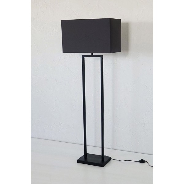 Stehlampe aus Metall und Stoff - Antwerpen