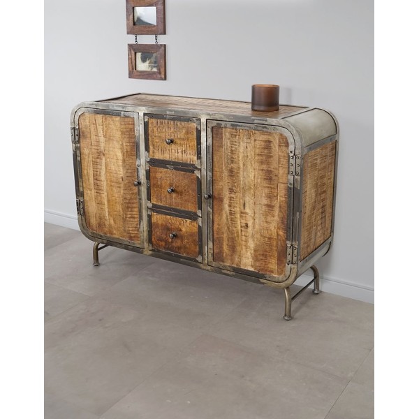 2-türiges industrielles Sideboard Manchester