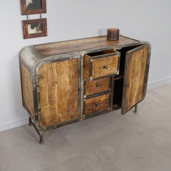 2-türiges industrielles Sideboard Manchester