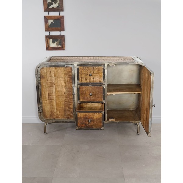 2-türiges industrielles Sideboard Manchester