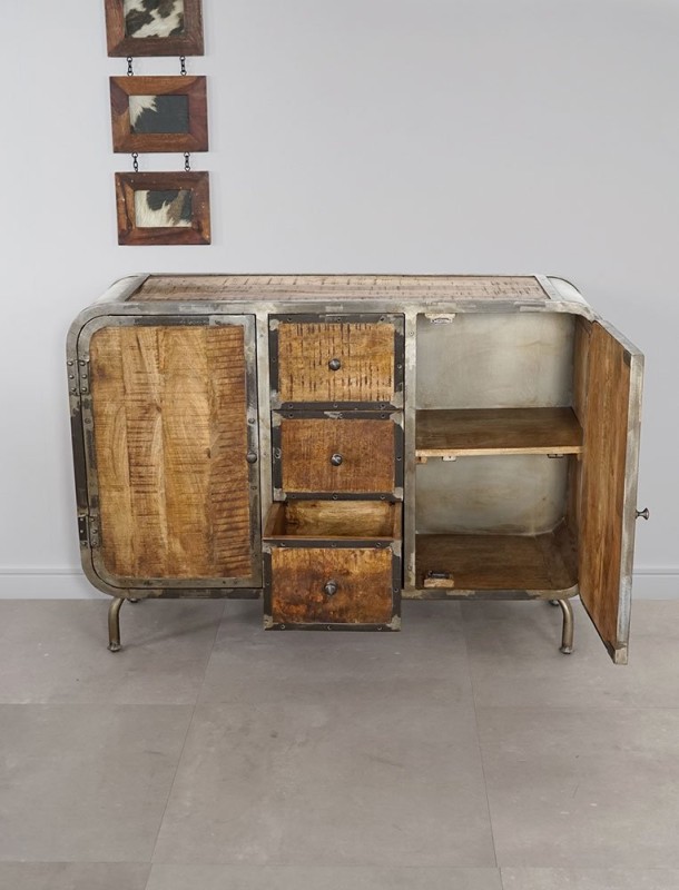 2-türiges industrielles Sideboard Manchester