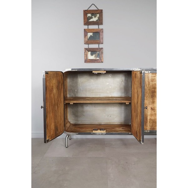 4-türiges Industrie-Sideboard Manchester