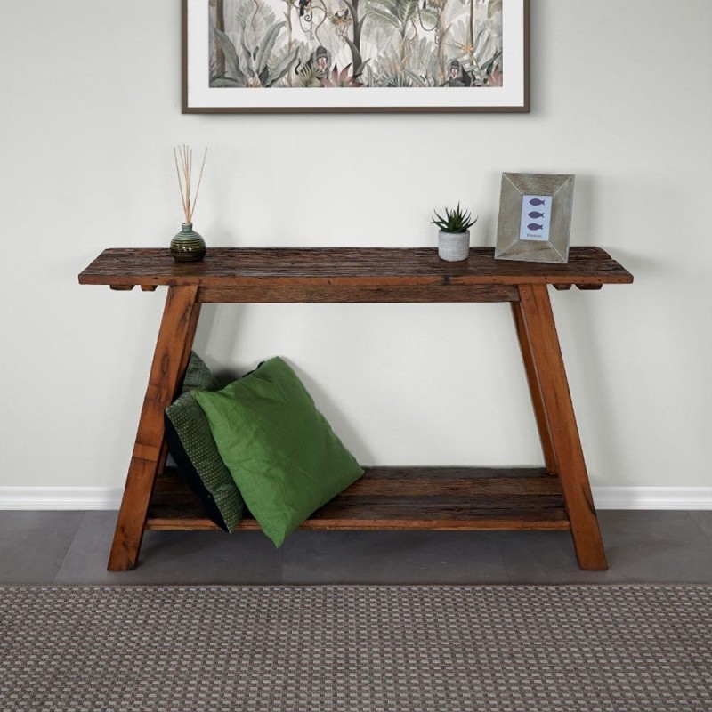 Konsole aus altem, recyceltem Holz - Reborn