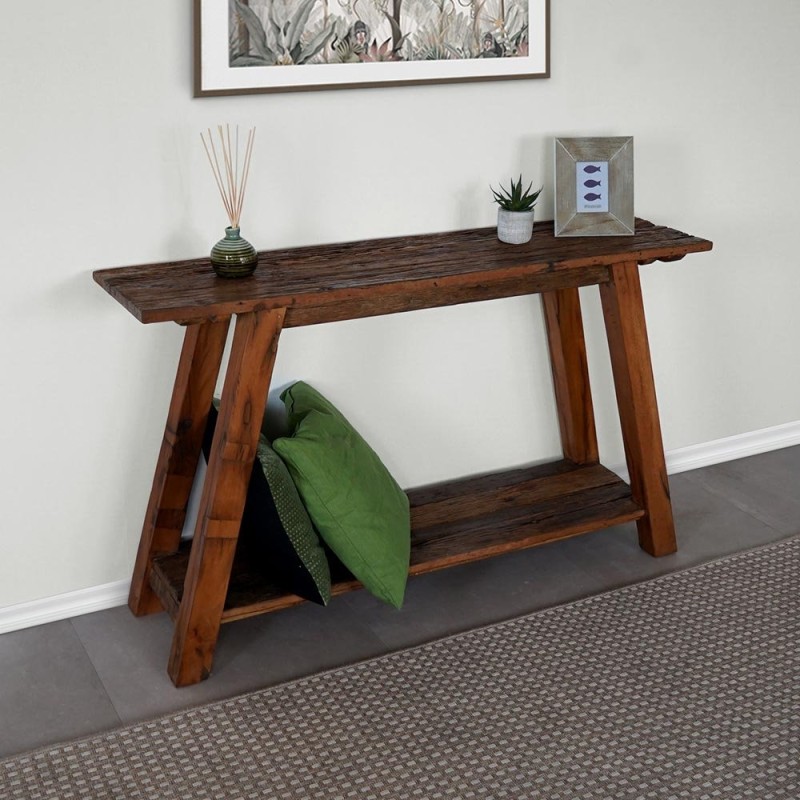 Konsole aus altem, recyceltem Holz - Reborn