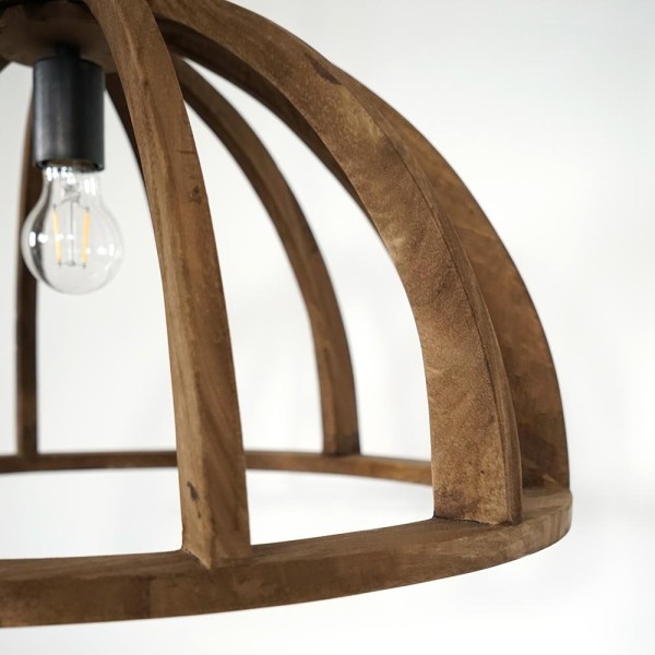 Hängeleuchte aus Holz - Dublin