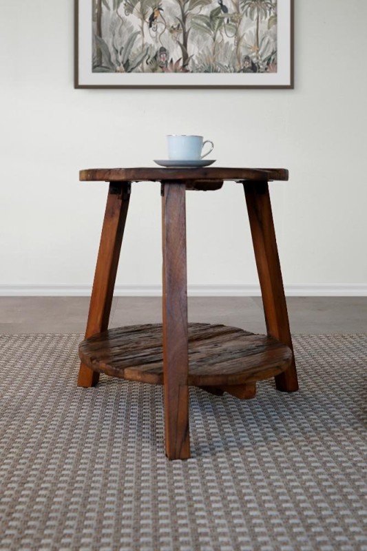 Beistelltisch aus altem, recyceltem Holz - Reborn