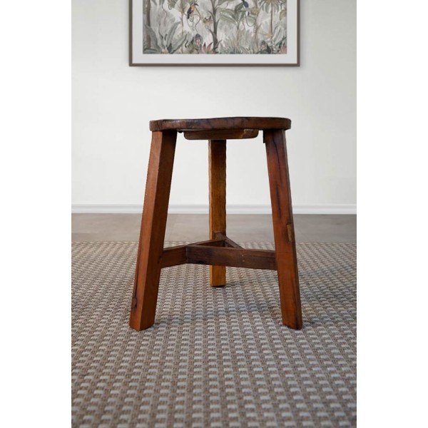 Hocker aus altem, recyceltem Holz - Reborn