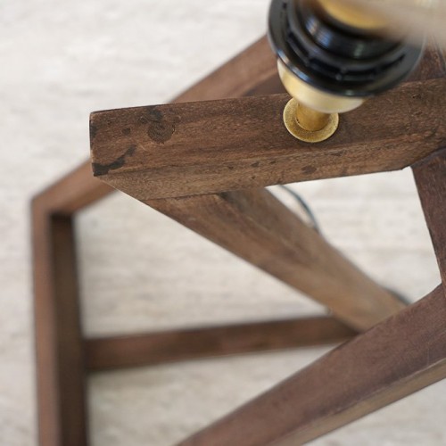 Tischlampe aus Naturholz - Kyoto