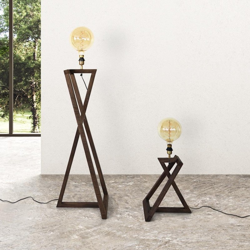 Tischlampe aus Naturholz - Kyoto