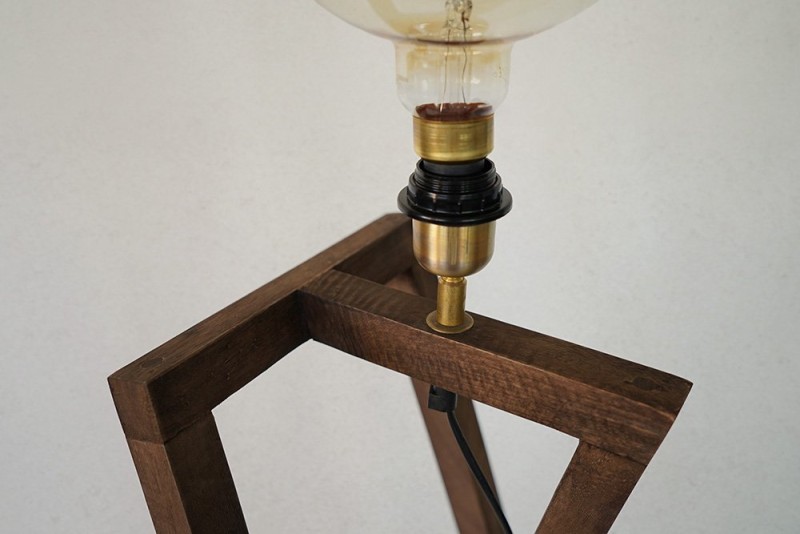 Stehlampe aus Naturholz - Kyoto