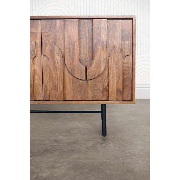Anrichte aus massivem Mangoholz 160 cm - Flow