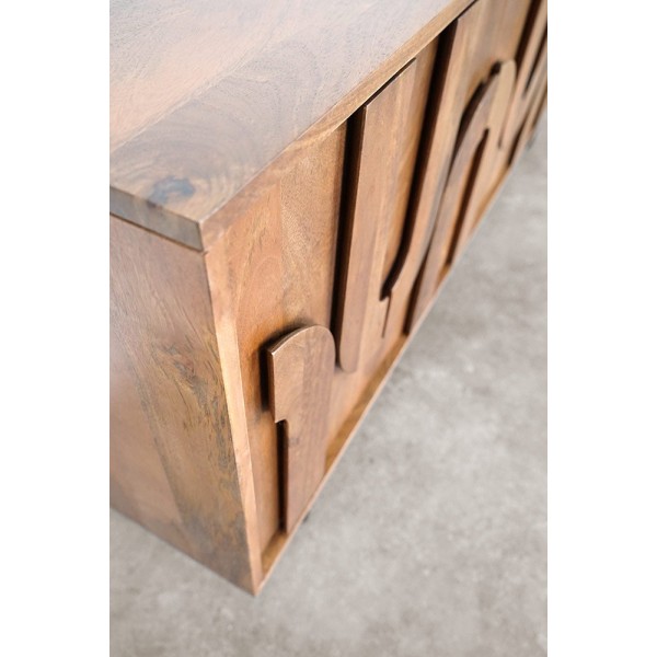 Anrichte aus massivem Mangoholz 160 cm - Flow