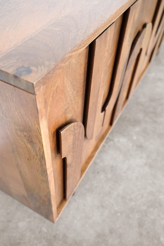 Anrichte aus massivem Mangoholz 160 cm - Flow