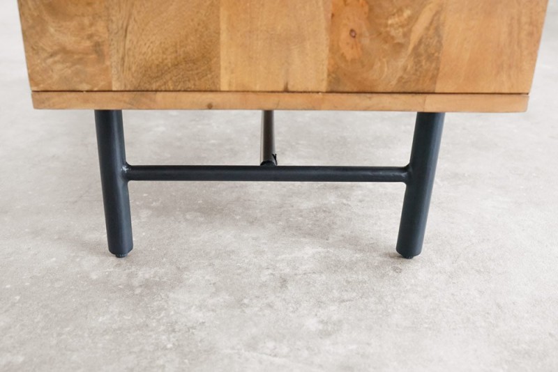 Anrichte mit 3 Schubladen aus massivem Mangoholz 85 cm - Flow