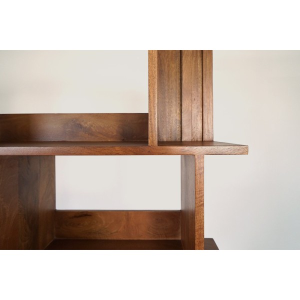 Bücherregal aus Massivholz 90 cm