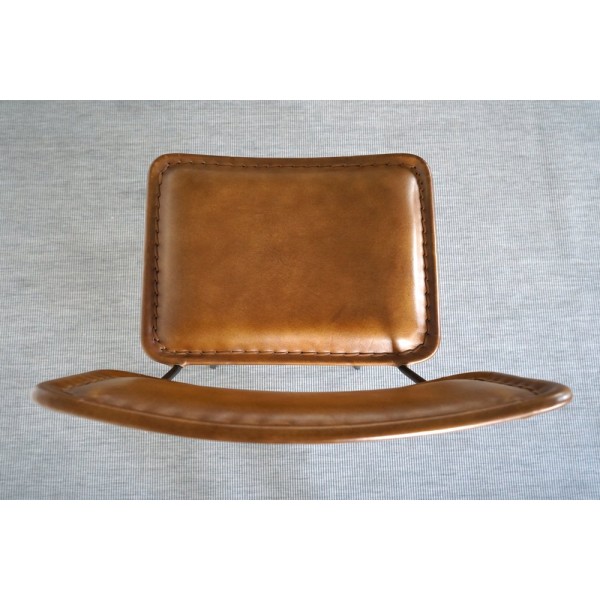 Design Barstuhl aus Leder