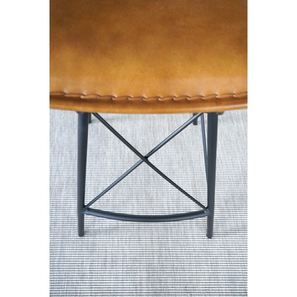 Design Barstuhl aus Leder