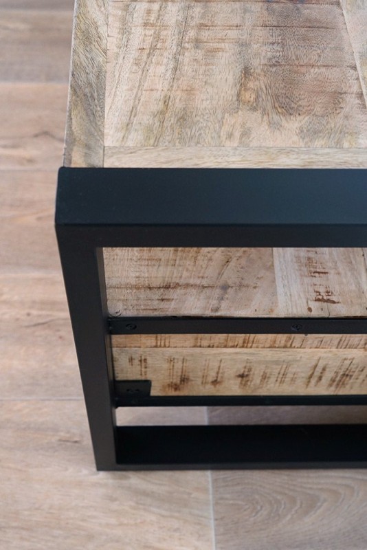 TV-Möbel aus Holz und Metall 120 cm - Babs