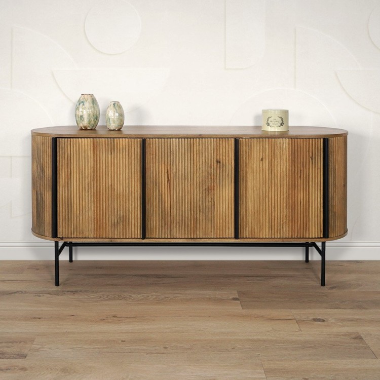 Anrichte aus Massivholz 165 cm - Thanais