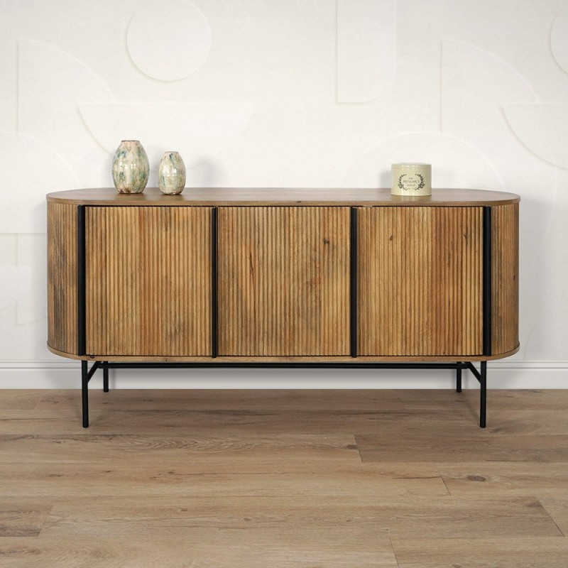 Anrichte aus Massivholz 165 cm - Thanais