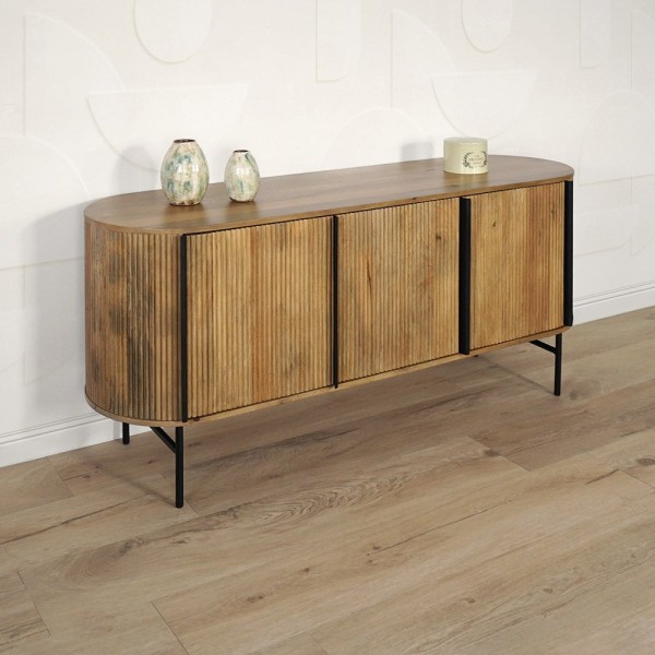 Anrichte aus Massivholz 165 cm - Thanais