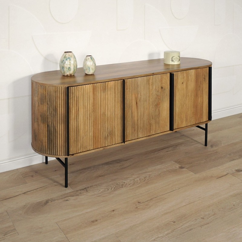 Anrichte aus Massivholz 165 cm - Thanais