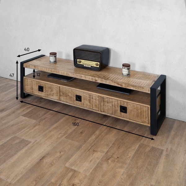 TV-Möbel Box Metall Babs