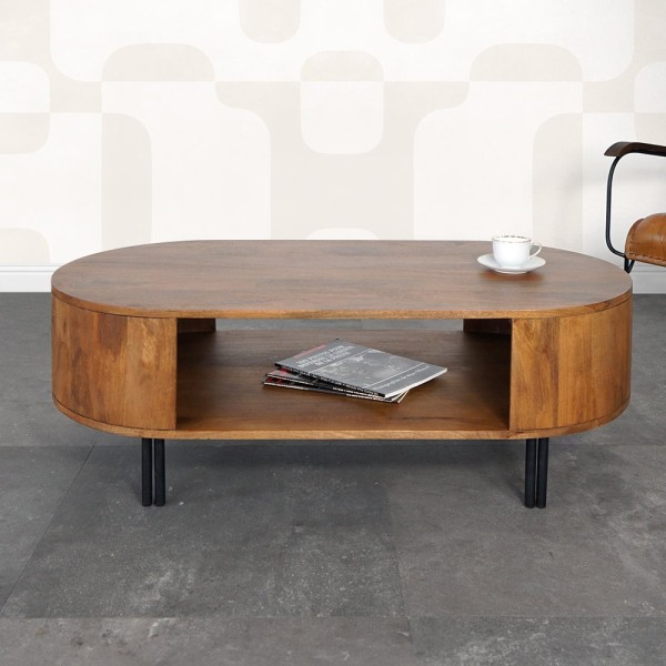 Couchtisch aus Massivholz - Delia