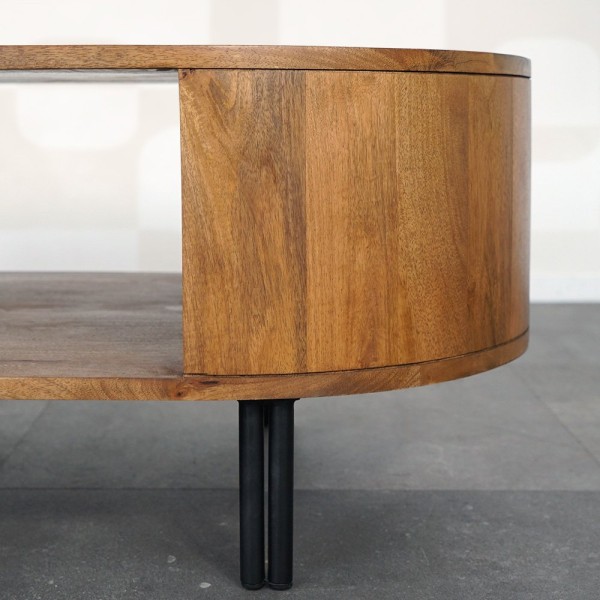 Couchtisch aus Massivholz - Delia