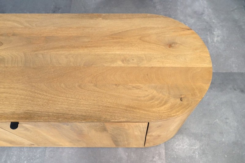 TV-Möbel aus Massivholz 200 cm - Timea