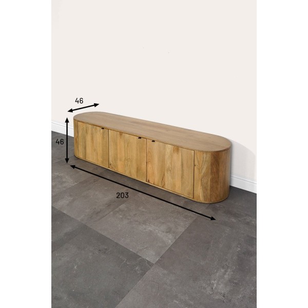 TV-Möbel aus Holz 200 cm - Timea