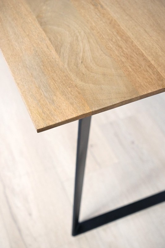 Esstisch aus Holz und Metall - Manhattan