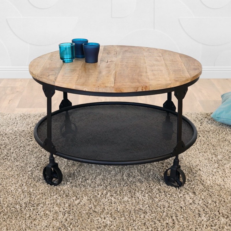 Industrieller Couchtisch - Wild west