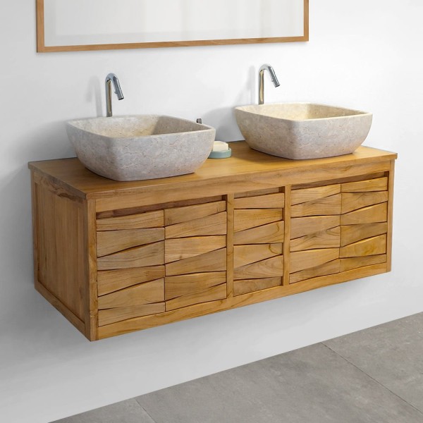 Teakholz Badezimmermöbel 120 cm - Mountain