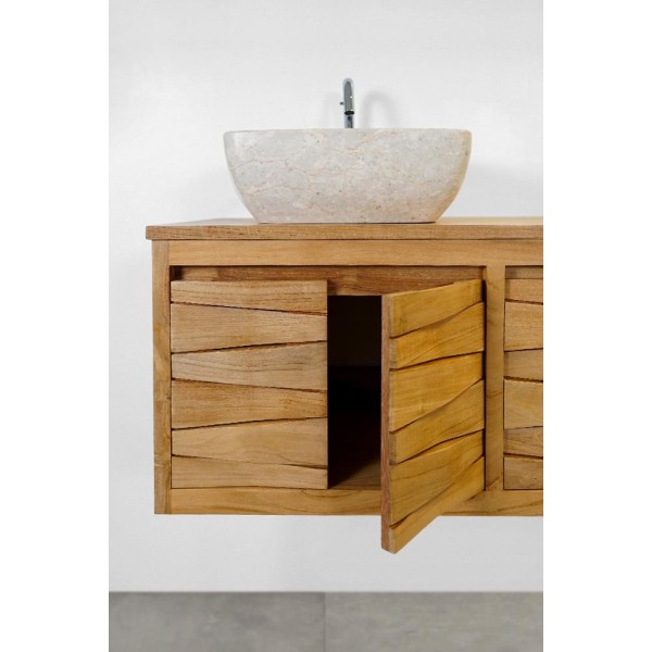 Teakholz Badezimmermöbel 120 cm - Mountain