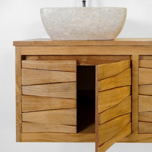 Teakholz Badezimmermöbel 120 cm - Mountain