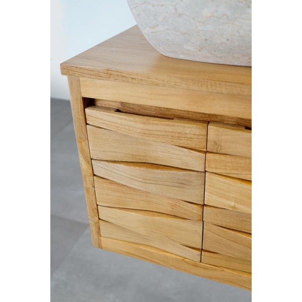 Teakholz Badezimmermöbel 120 cm - Mountain