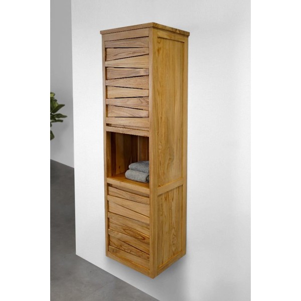 Badezimmersäule aus Teakholz - Mountain