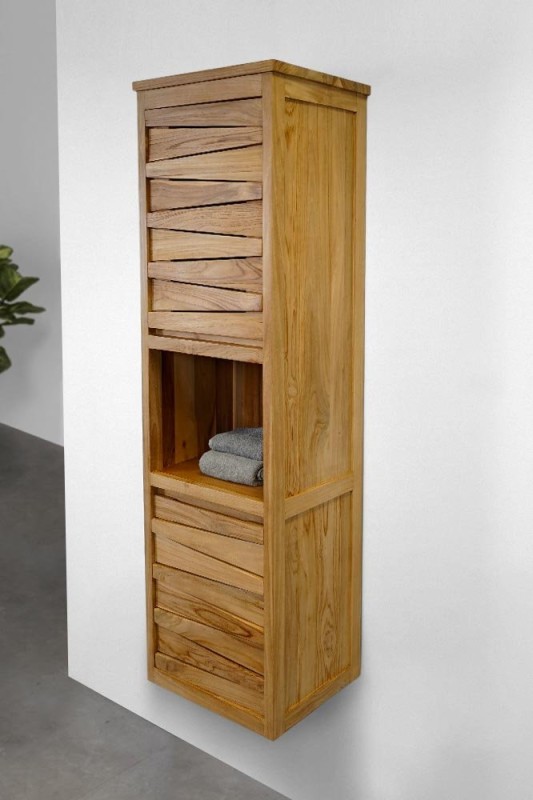 Badezimmersäule aus Teakholz - Mountain