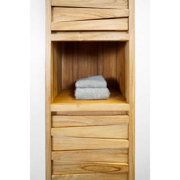 Badezimmersäule aus Teakholz - Mountain