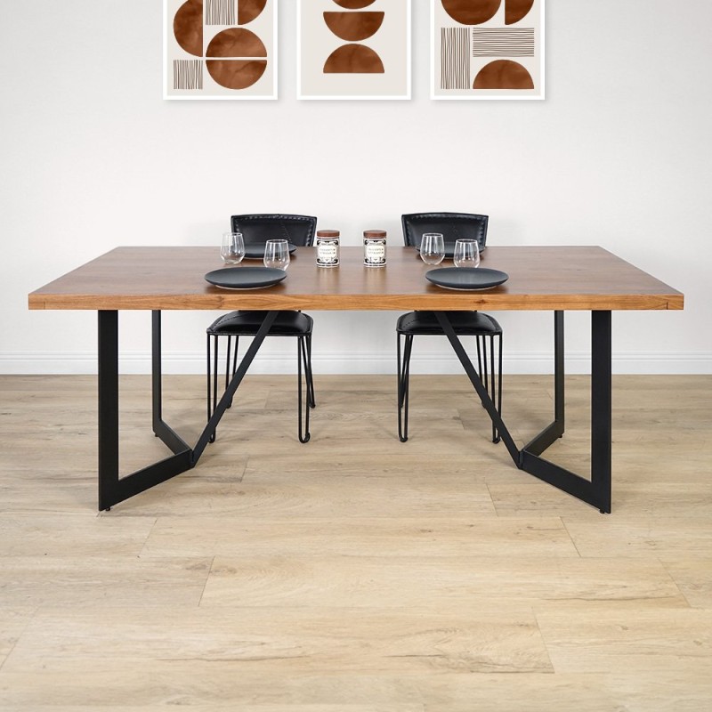 Esstisch aus Naturholz - New Jersey