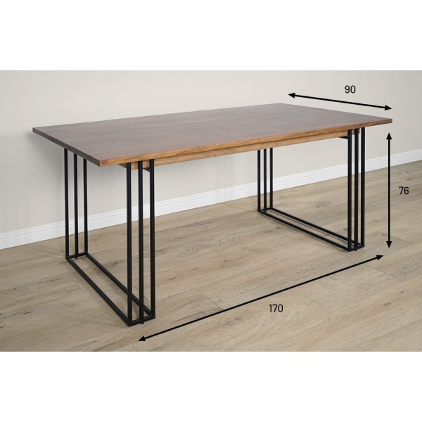 Tisch aus Massivholz - Queens