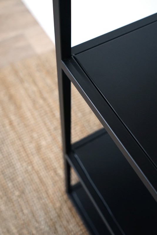 Bücherregal aus Metall und Naturholz - Diane