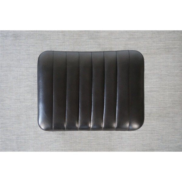 Beistellhocker Scrambler aus Leder