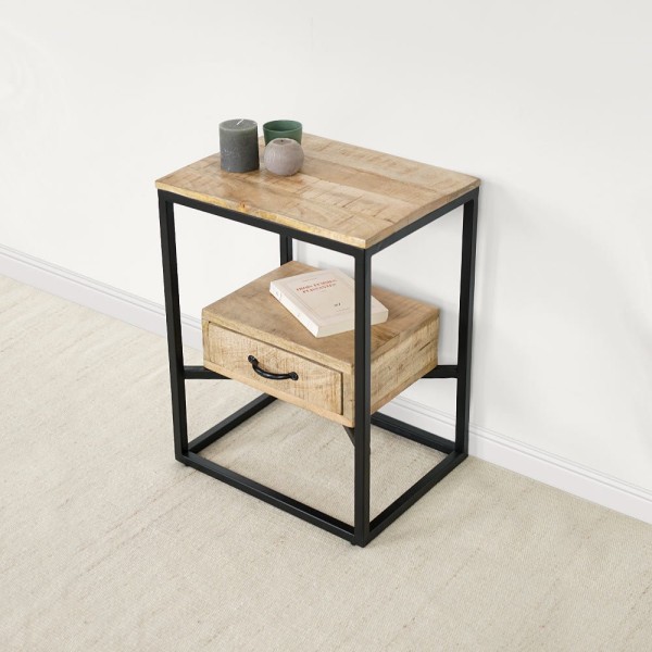 Table de nuit avec un tiroir