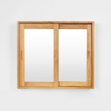 Badezimmerschrank mit Spiegel 80 cm