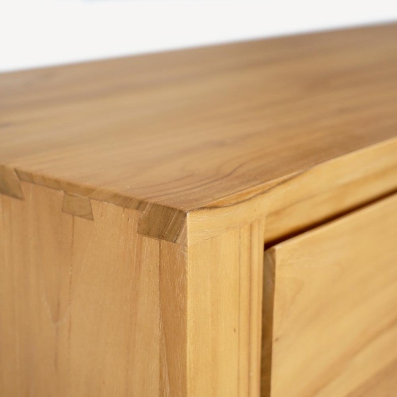 Anrichte aus massivem Teakholz 120 cm - Yseult