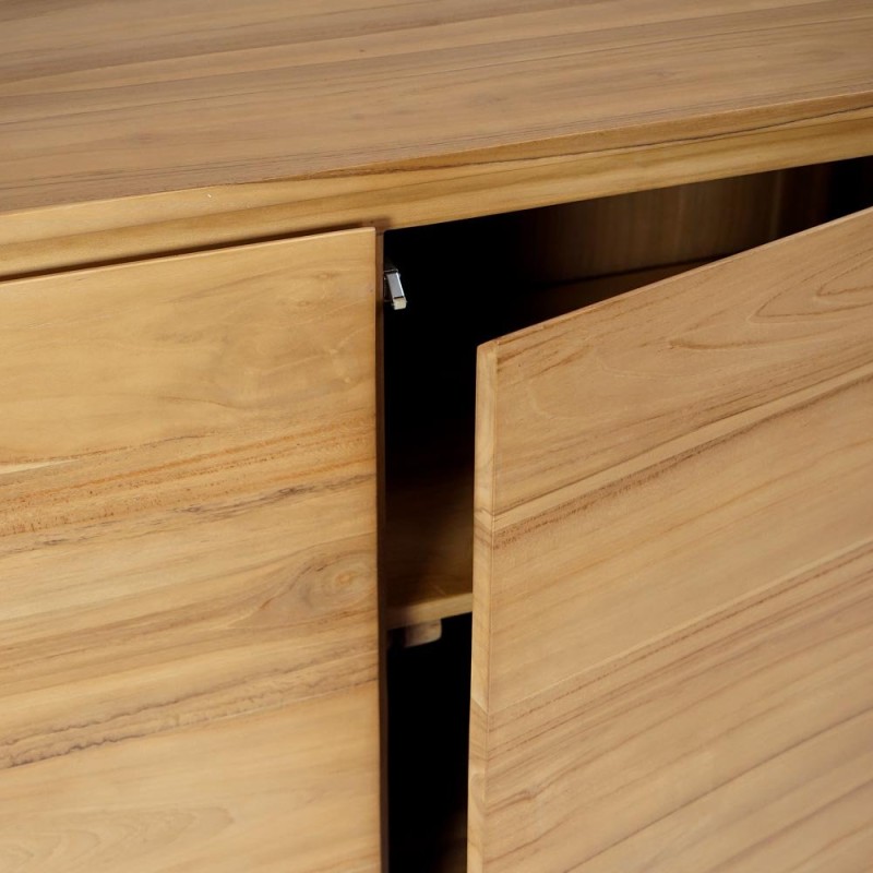 Anrichte aus massivem Teakholz 120 cm - Yseult